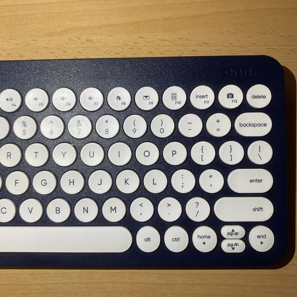Mini Compact Wireless Keyboard Navy Compact Wireless Keyboard Onn NO DONGLE
